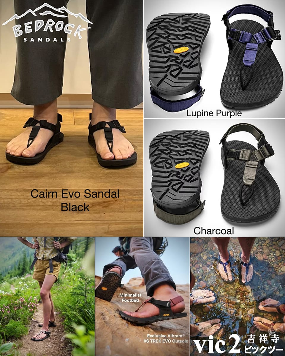 ベッドロックサンダル BEDROCK SANDALS vic2 ビックツー 吉祥寺